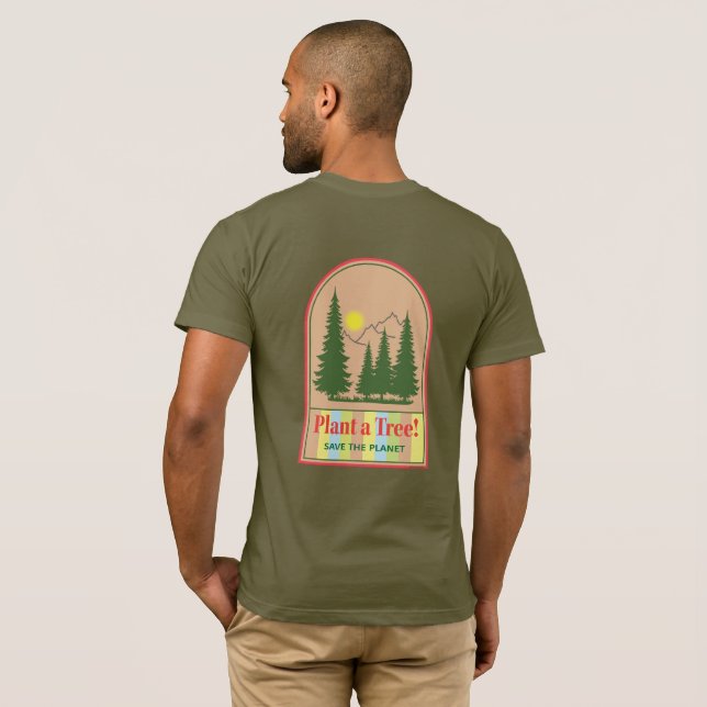 Plantar un árbol, salvar el planeta, Guay Tank Top (Reverso completo)