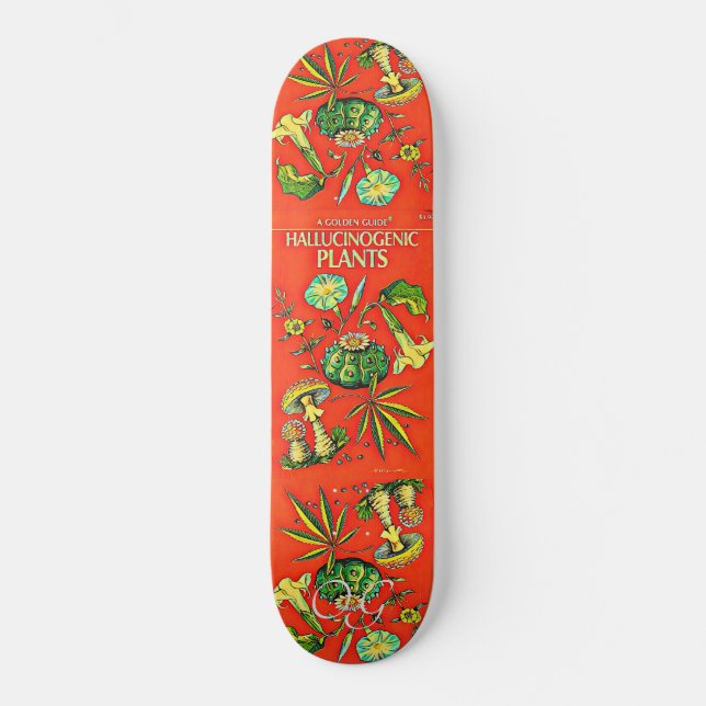 Plantas Halucinógenas Skateboard (Anverso)