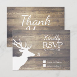 Plantas rusticas de madera de ciervo blanco | RSVP