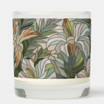 Plantas tropicales Arte digital mosaico