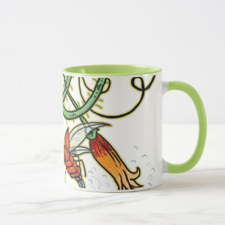 Plantas y taza de los insectos