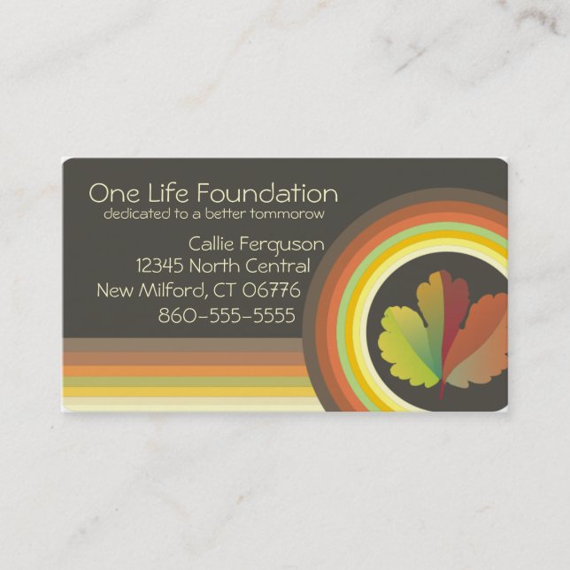 Plantilla 10 de la tarjeta de visita (Anverso)