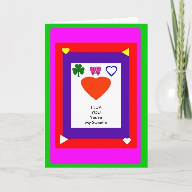 Plantilla 1 Valentine Card1a El regalo de Zazzle d (Anverso)