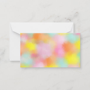 Plantilla abstracta colorida personalizada elegant