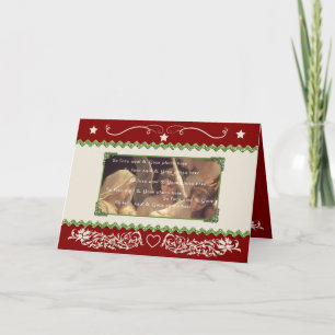 Plantilla adaptable de la tarjeta de Navidad