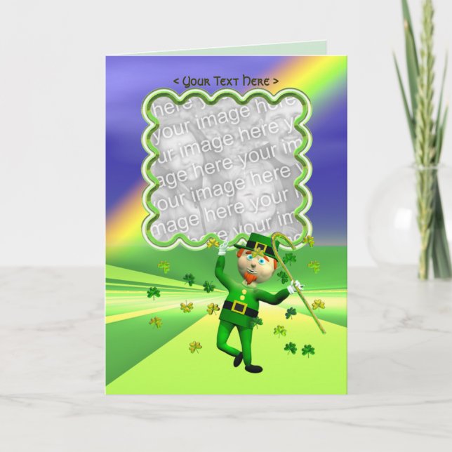 Plantilla afortunada de la danza del día de St (Anverso)