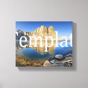 Plantilla arte wrapcanvas