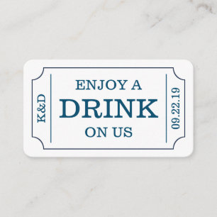 Plantilla Audaz De Ticket Style "Enjoy A Bebe On U