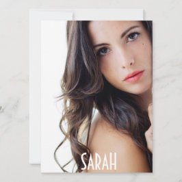 Plantilla blanca de tarjeta Comp de foto modelo 4