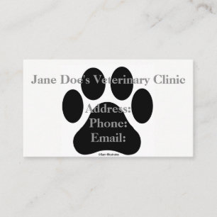 Plantilla blanco y negro de la tarjeta de visita