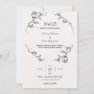 PLANTILLA BODA INVITACIONES EN LÍNEA