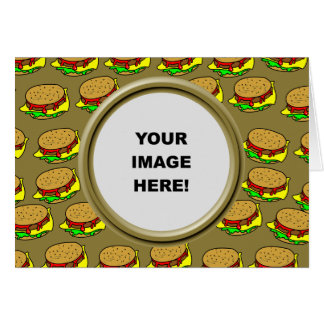 Plantilla, borde de la hamburguesa