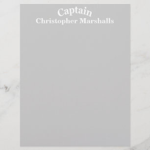 plantilla Capitán personalizado