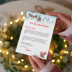 Plantilla Carta personalizada de Santa Claus