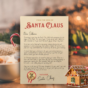 Plantilla Carta personalizada de Santa Claus