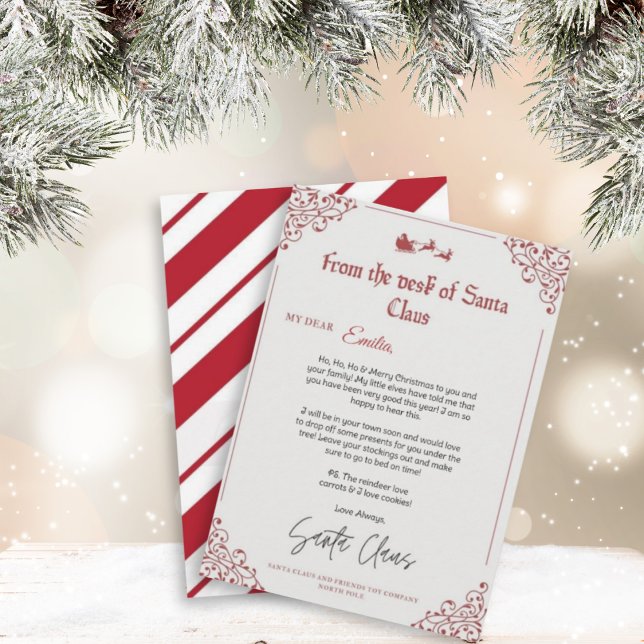 Plantilla Carta personalizada de Santa Claus (Subido por el creador)