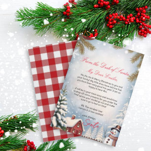 Plantilla Carta personalizada de Santa Claus