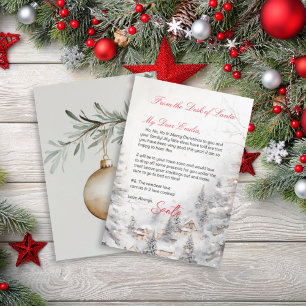 Plantilla Carta personalizada de Santa Claus