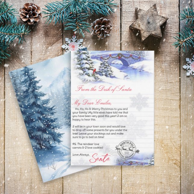 Plantilla Carta personalizada de Santa Claus (Subido por el creador)