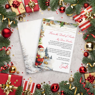 Plantilla Carta personalizada de Santa Claus