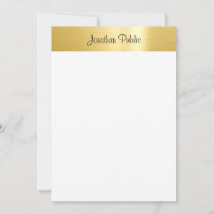 Plantilla con estilo elegante con estilo de oro co