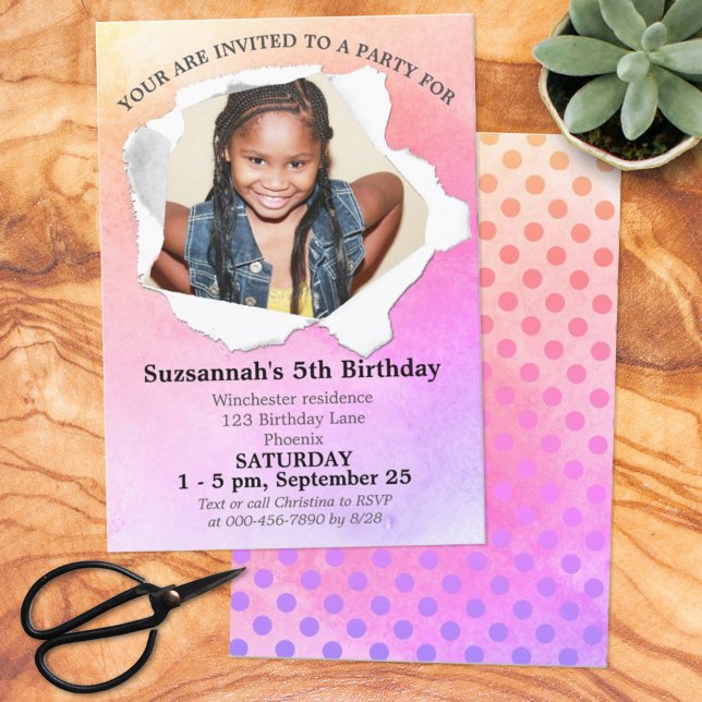 Plantilla de acuarela de fotos de Personalizado de (Subido por el creador)