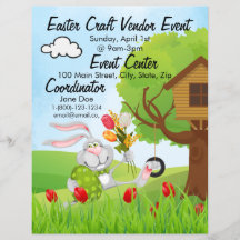 Plantilla de anuncio de evento de proveedor de art