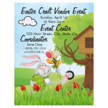 Plantilla de anuncio de evento de proveedor de art