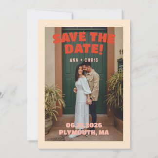 Plantilla de Anuncio de Fecha de Boda Editable | N