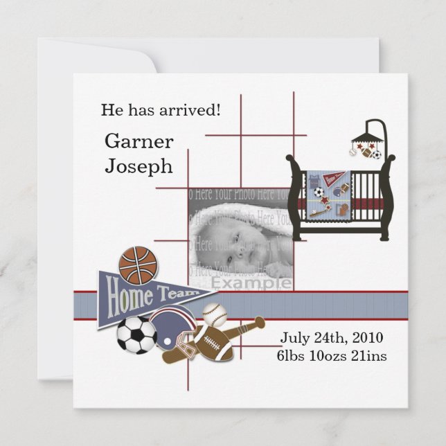 Plantilla de anuncio de fotos para niños deportivo (Anverso)