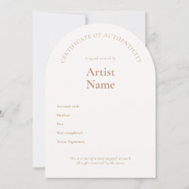 Plantilla de arte de certificado de autenticidad d
