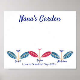 Plantilla de arte DIY de Huella de Huella Nana