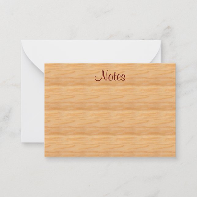 Plantilla de aspecto de madera marrón elegante man (Anverso)