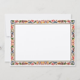 Plantilla de aviso de fecha antigua con borde ital