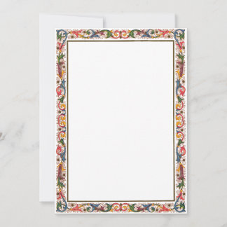 Plantilla de aviso de fecha de bodas de la fronter