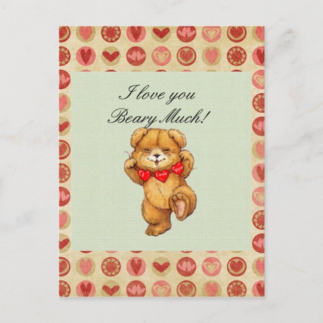 Plantilla de Beaty mucho Photo Valentine (Anverso)