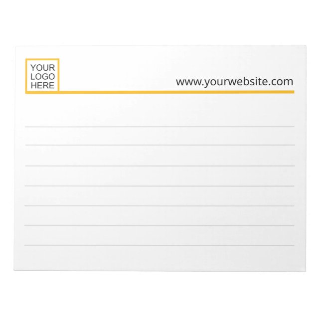 Plantilla de Bloc de notas de negocios de personal (Frente)