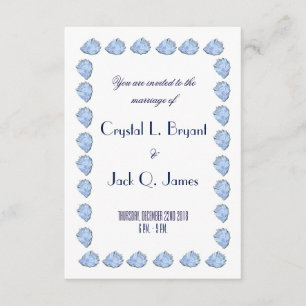 Plantilla de Boda Oyster Azul