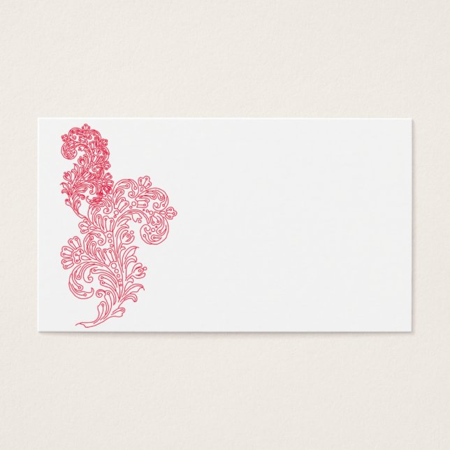 Plantilla de borde magenta única (Frente)