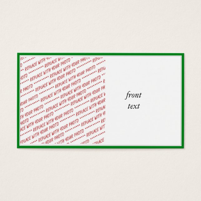 Plantilla de borde recortado verde (Frente)