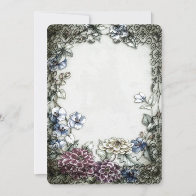 Plantilla de borde vintage gótico (Anverso)