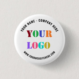 Plantilla de botón de promoción de texto para logo