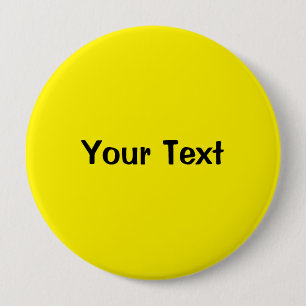 Plantilla de botón de texto Personalizado amarill