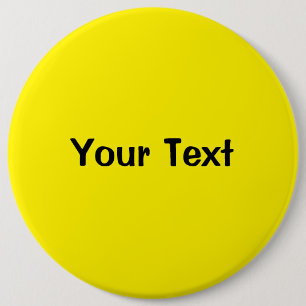 Plantilla de botón de texto Personalizado amarill