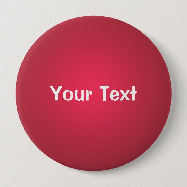 Plantilla de botón de texto Personalizado Cranberr (Anverso)