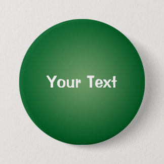 Plantilla de botón verde de texto de 3" Personaliz