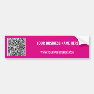 Plantilla de Calcomanía Promocional de Código QR