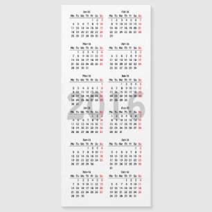 plantilla de calendario 2016