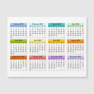 plantilla de calendario 2022