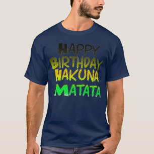 Plantilla de camiseta básica de Cute Happy Birthda